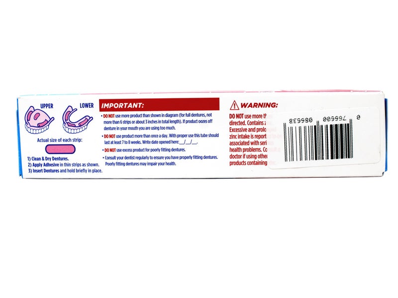 Fixodent Fixodent Original Denture Adhesive Cream-2.4 oz, 4 pk - Image 4