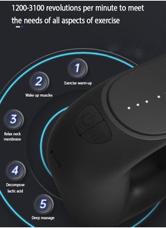 Generic Massage Gun，A portable device offering deep muscle relief after exercise or yoga, with 5 adjustable modes for personalized pain relief and relaxation.  - Image 3