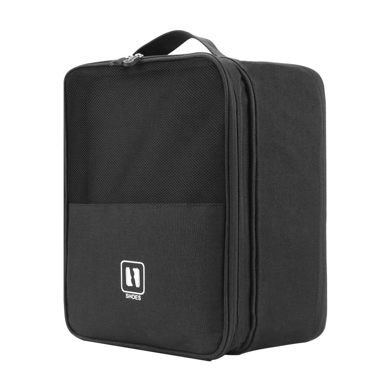Portable Shoes Bag 24X14X30Cm Waterproof - 3-Pair Capacity Travel Shoe Organizer for Travel, Business Trip, Camping, Gym Exercise - Image 3