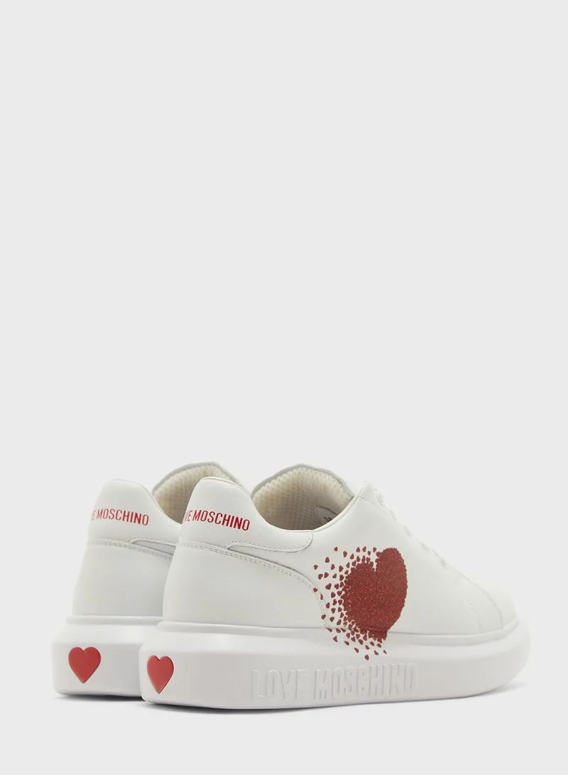 Love Moschino Logo Detailed Low Top Sneakers