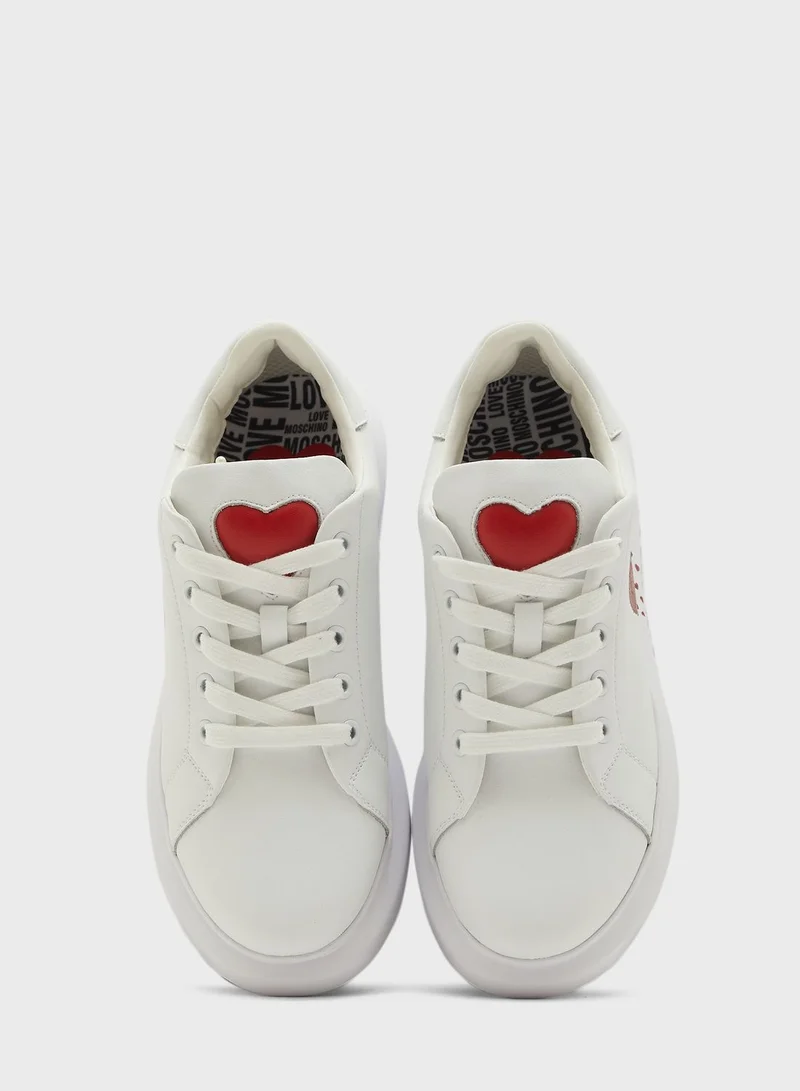 Love Moschino Logo Detailed Low Top Sneakers