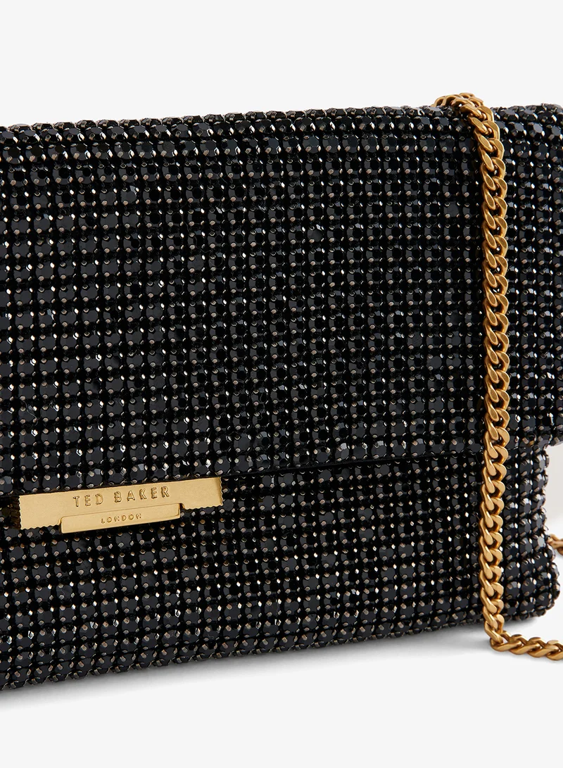 Ted Baker  Kristn Crystal Long Fold Over Crossbody for Women | Best Price UAE