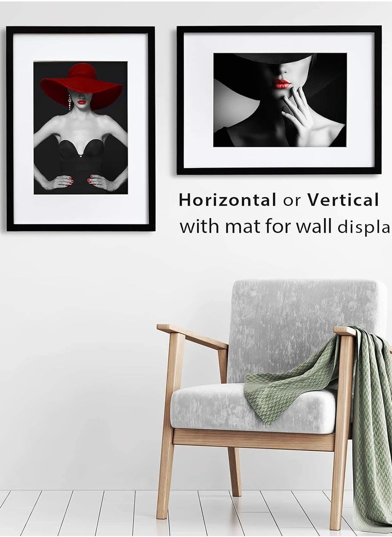 A3 black photo frames, 6 pieces (30x40)