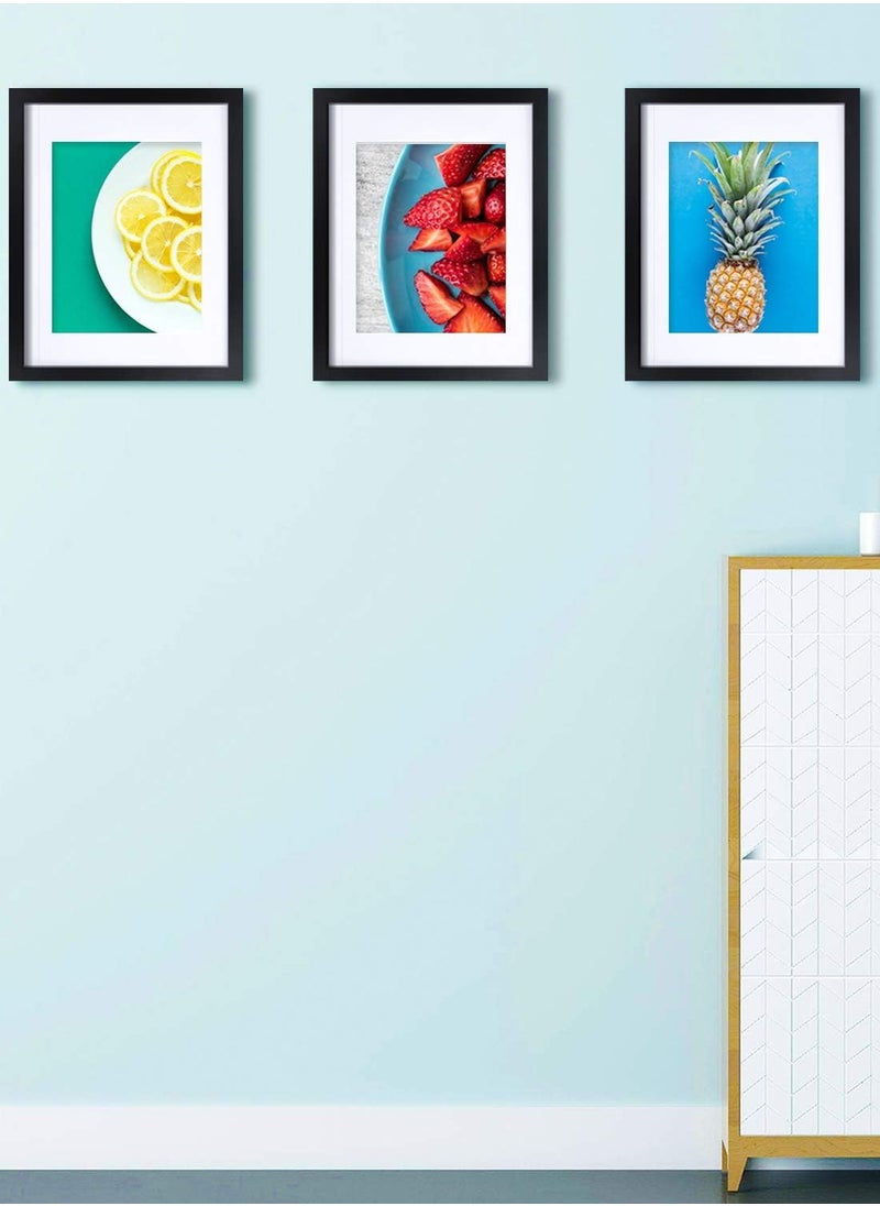 A3 black photo frames, 6 pieces (30x40)