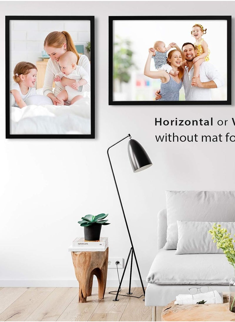 A3 black photo frames, 6 pieces (30x40)