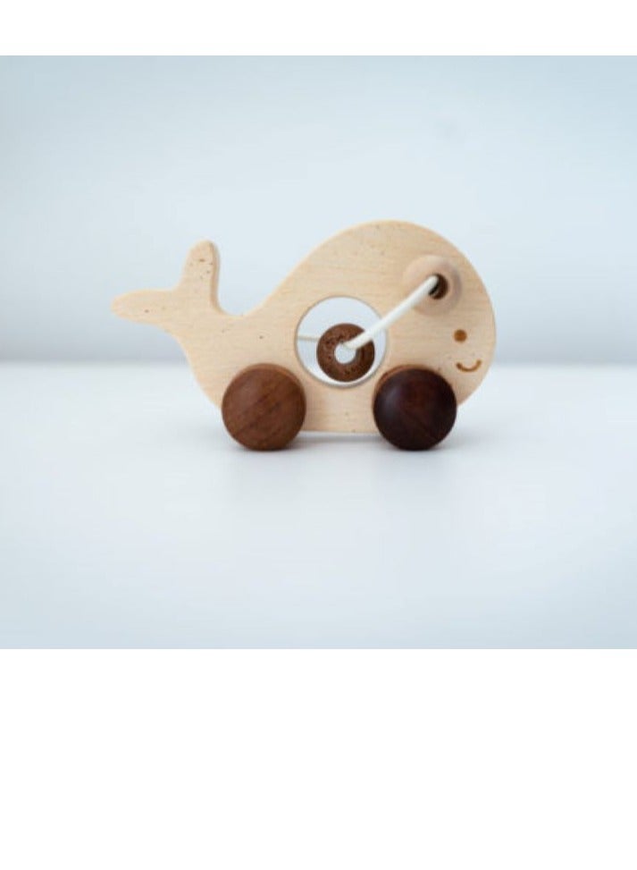 Ariro WOODEN RATTLE - WHALE - Image 3