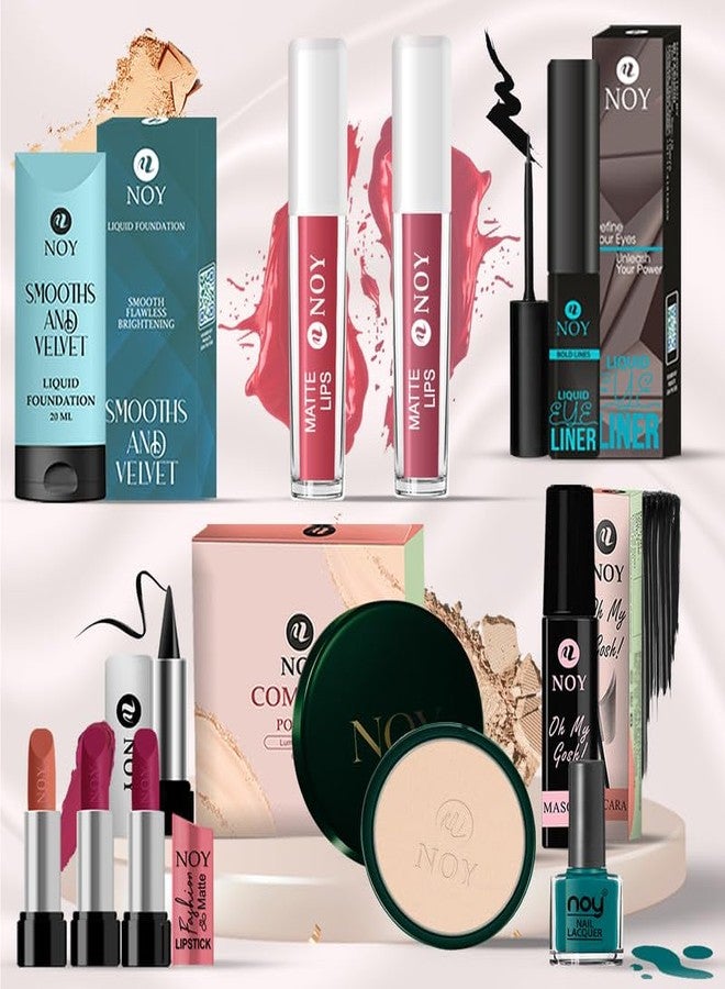 Noy Makeup Gift Set For Women Radiant Beauty Essentials Kit A Carefully Curated Set of Beauty Products for Creating Fresh and Flawless Makeup Looks Every Day #11K395 - Image 2