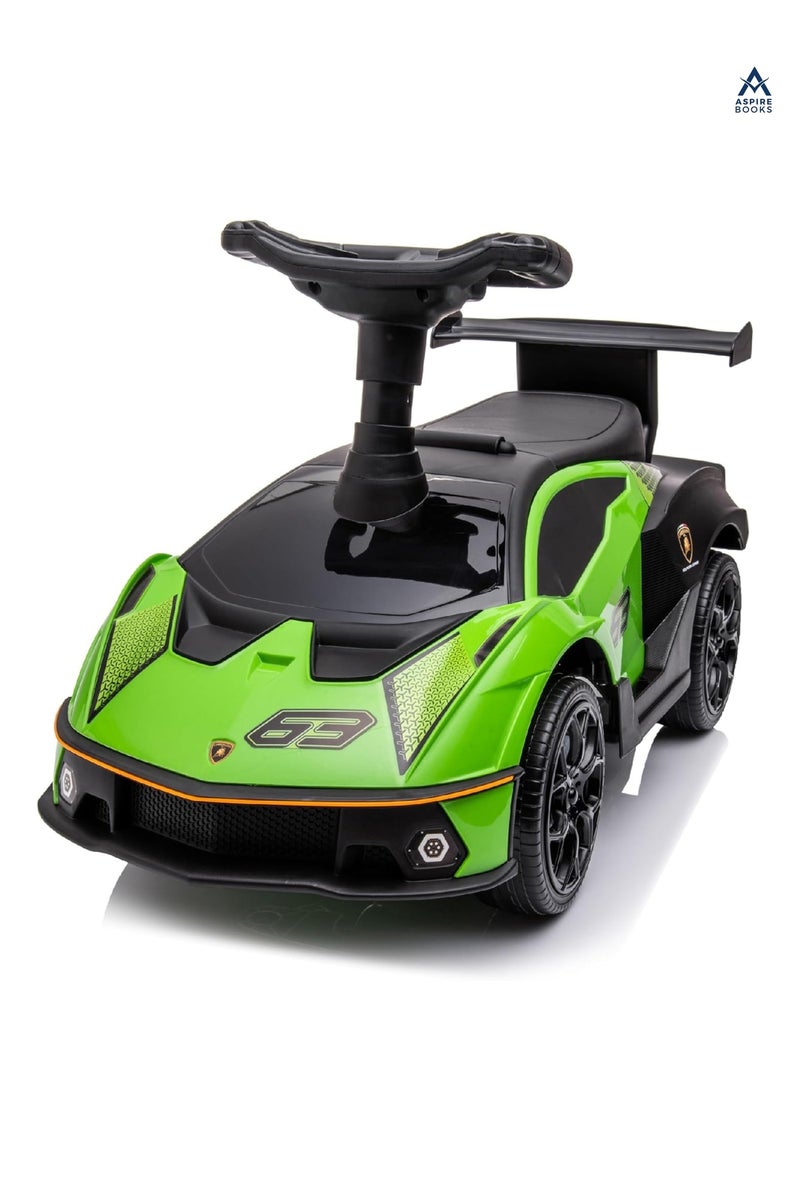 Aspire Premium Quality Kids Lamborghini Ride on Car 660 Green - Max. 25 kg - Plastic Children's Toy -From 12 Months - Image 3