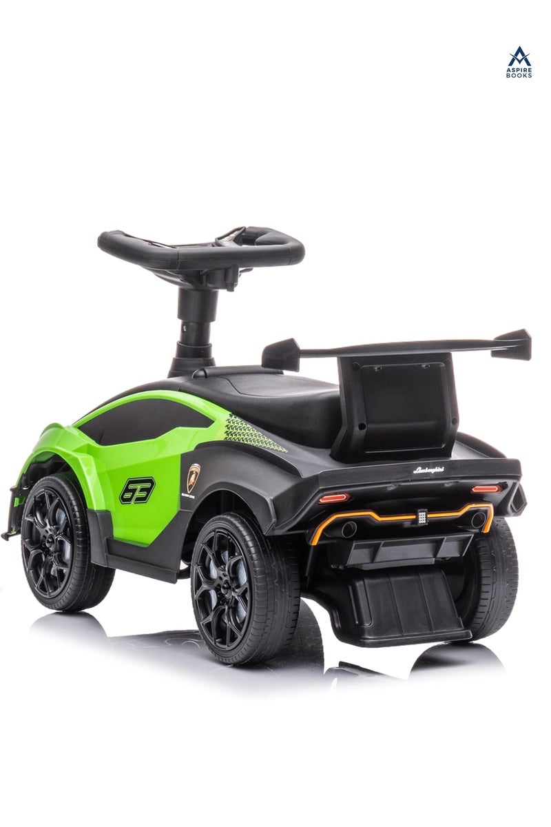 Aspire Premium Quality Kids Lamborghini Ride on Car 660 Green - Max. 25 kg - Plastic Children's Toy -From 12 Months - Image 2