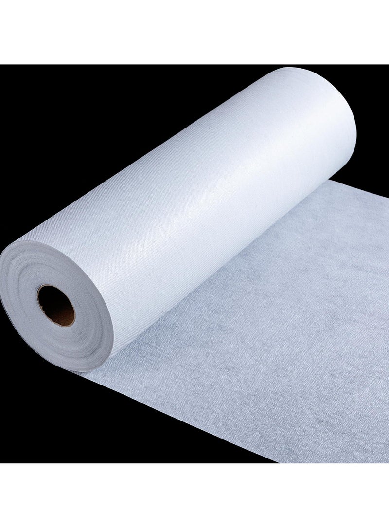 Iron-On Fusible Interfacing for Sewing- Non-Woven Lightweight Apparel Interfacing- 11.8 Inch x 19.7 Yard Fusible Fleece Interfacing for Crafts, Bags, Home Decoration - Image 1