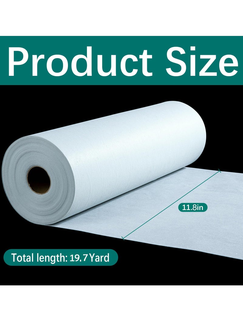 Iron-On Fusible Interfacing for Sewing- Non-Woven Lightweight Apparel Interfacing- 11.8 Inch x 19.7 Yard Fusible Fleece Interfacing for Crafts, Bags, Home Decoration - Image 2