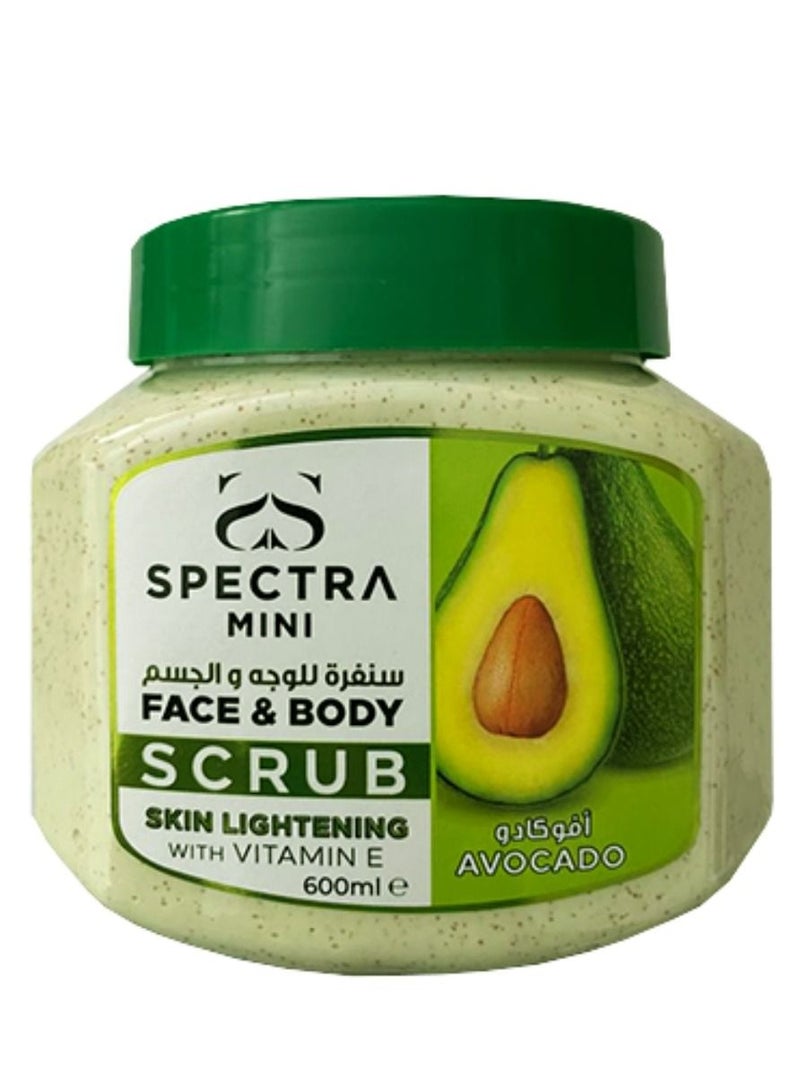 MINI SPECTRA Avocado Face & Body Scrub 600ml from Mini Spectra - Image 1