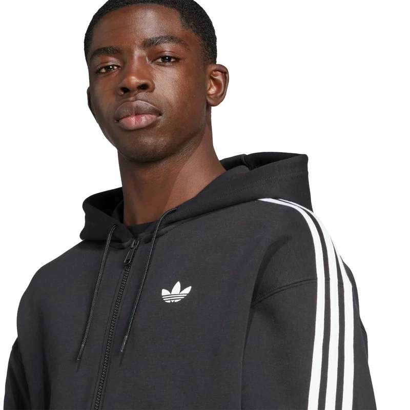 adidas سبايسر هودي أسود أوريجينالز للرجال تراك توبس