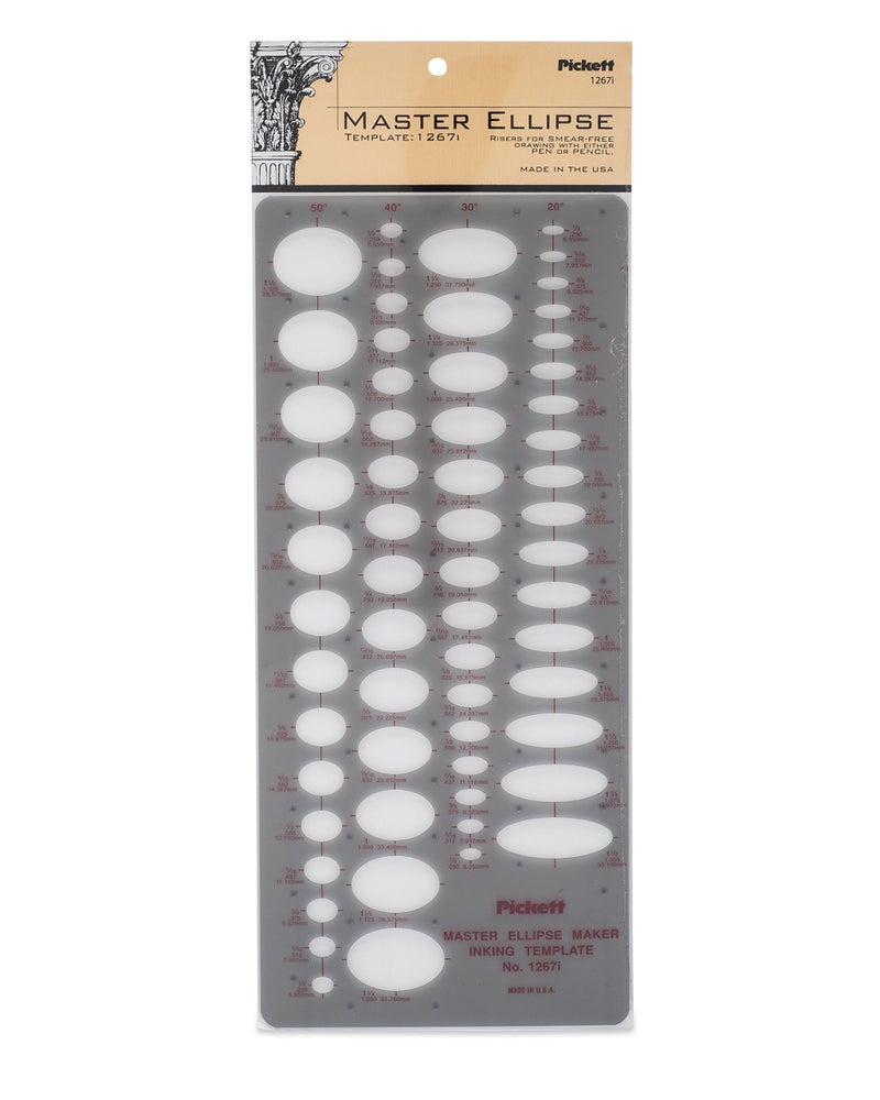 Pickett Master Ellipse Template (1267I) - Image 1