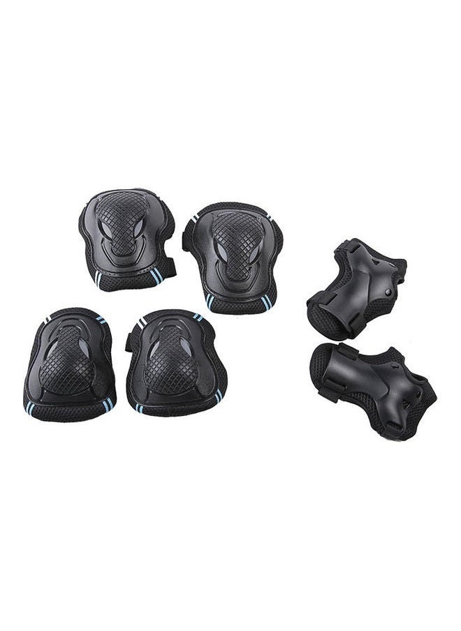 NIBEMINENT - Set Of 6 Protector Kit Knee And Elbow Pads Wrist Guards M 30x4x18cm - Image 1