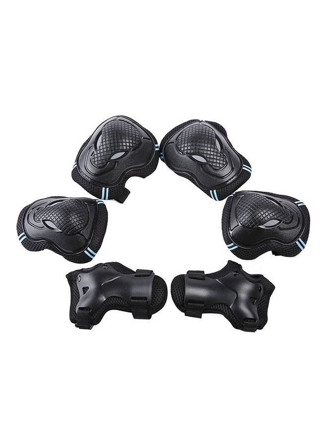 NIBEMINENT - Set Of 6 Protector Kit Knee And Elbow Pads Wrist Guards M 30x4x18cm - Image 1