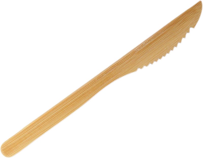 BambooMN Organic Reusable Bamboo Cutlery Utensils Set  Bamboo Fork Spoon and Knife Flatware  8 Sets - Image 3