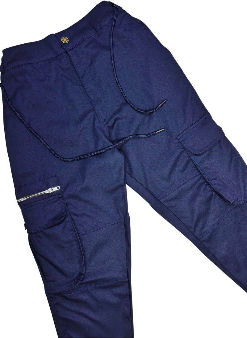 TJ's Originals PREMIUM NAVY BLUE CARGO PANTS - Image 2