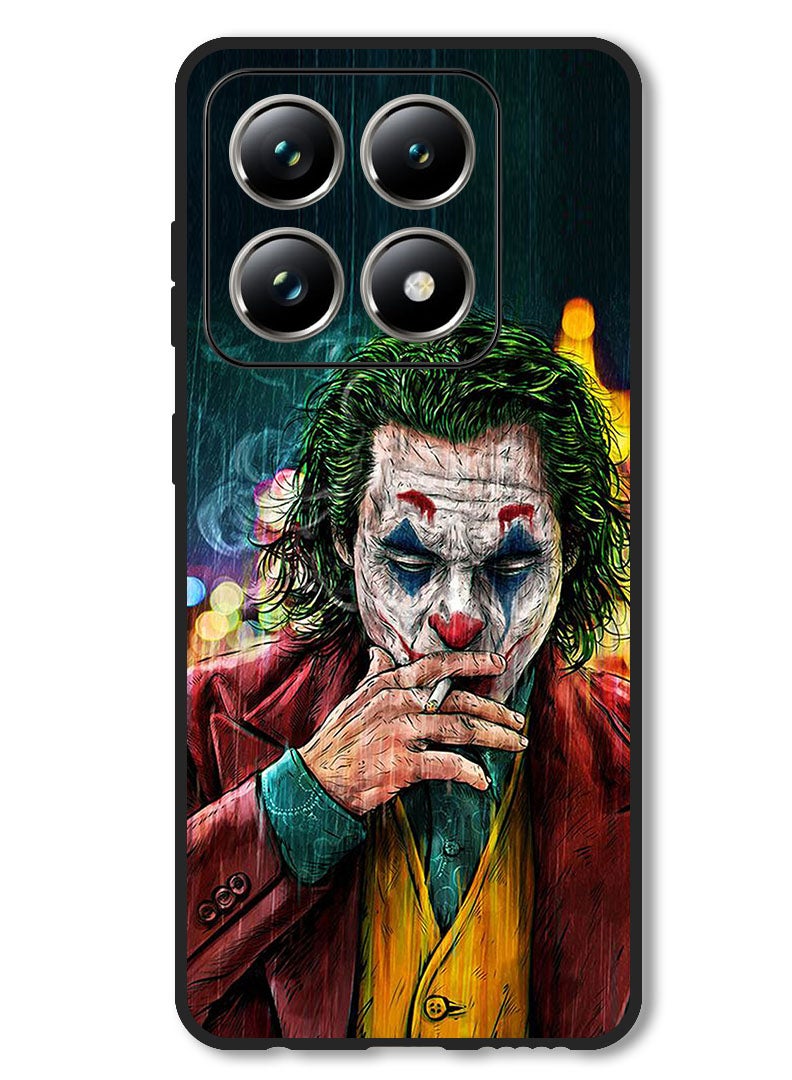 Theodor Case Compatible with Xiaomi 14T Pro Protection Shockproof Bumper Cover Joker Smoking - Image 1