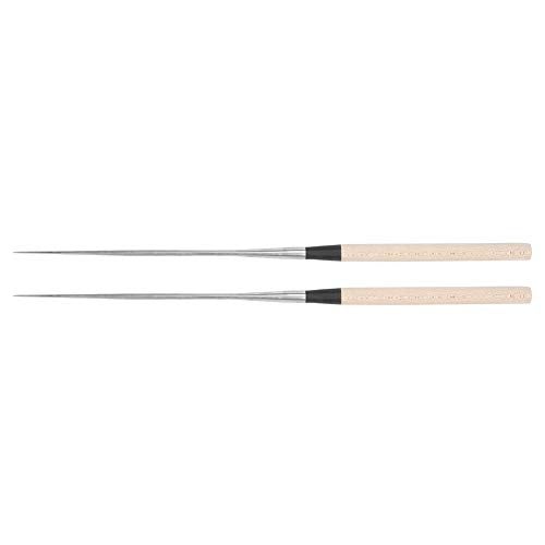 Agatige Sushi Chopsticks, Extra Long Metal Chopsticks Japanese Cooking Chopsticks Sushi Chef Traditional Garnishing Plating Tweezers (L 12in) - Image 1