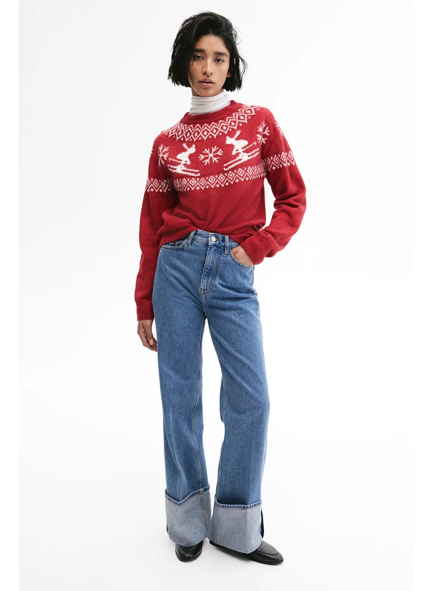 اتش اند ام Jacquard-Knit Jumper