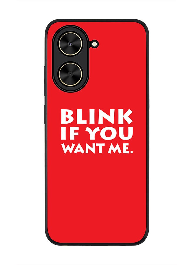 Stylizedd For Xiaomi Poco C71 / Redmi A5 4G Case,Slim fit Camera Protection, Shockproof Thin Phone cover  - Blink if you want me