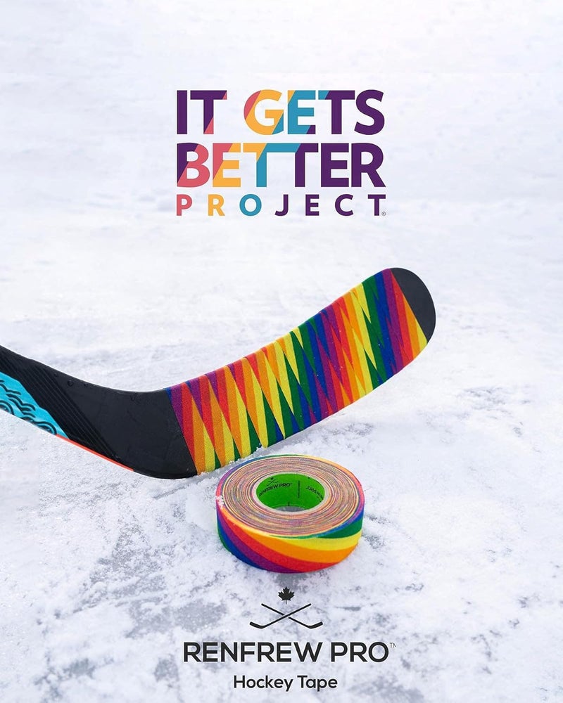 Renfrew Pro Rainbow Cloth Hockey Tape - Image 3