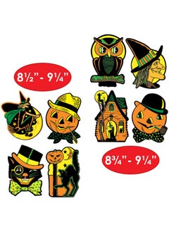 Beistle Beistle Halloween Cutouts 24 Piece, 8.5"-9.25", Multicolored  - Image 2