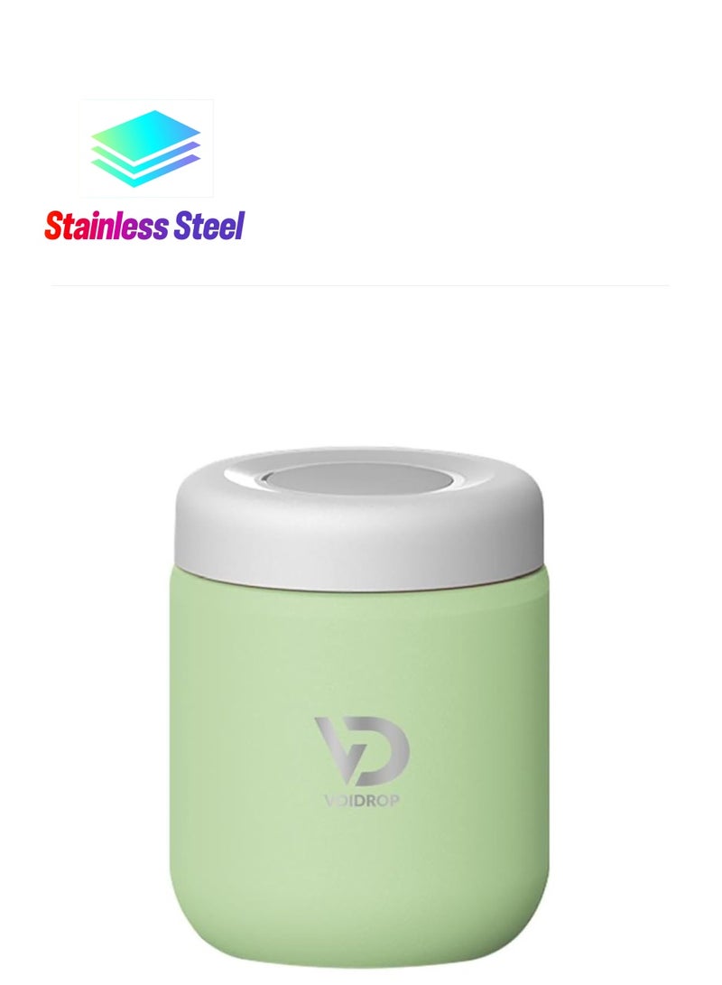 500ml Insulated Food jar Stainless Steel Thermos lunch box for kids Vacuum Insulated Food Jar Pistachio Green - Image 1