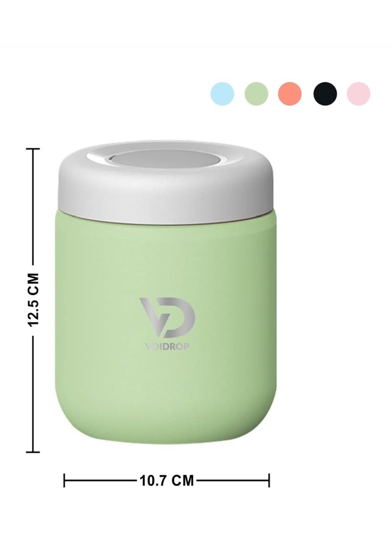 500ml Insulated Food jar Stainless Steel Thermos lunch box for kids Vacuum Insulated Food Jar Pistachio Green - Image 3