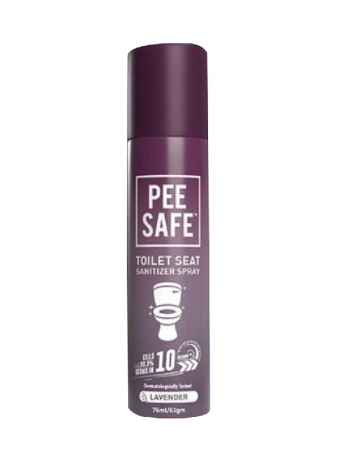 PEE SAFE بخاخ مطهر لمقعد المرحاض برائحة اللافندر تم اختباره من قبل أطباء الجلدية، شفاف 75 مل 8908010245126  - Image 1