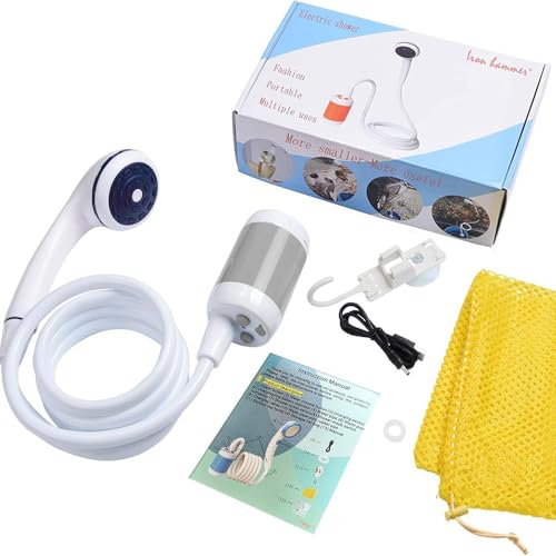 Iron Hammer Portable Shower Camping Shower Outdoor Shower Handheld Electric Shower - Image 5
