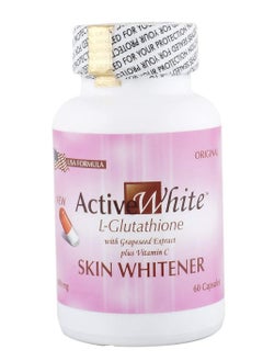 Active White Glutathione Skin whitening 60 Capsules
