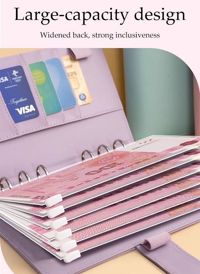 DUNISO Notebook Journal, A6 Buckle Leather Ruled Notebooks 80 Pages Diary Hardcover Notebook with Pocket for Work Men Woman, for Business Writing, Note Taking, School Office - Image 2