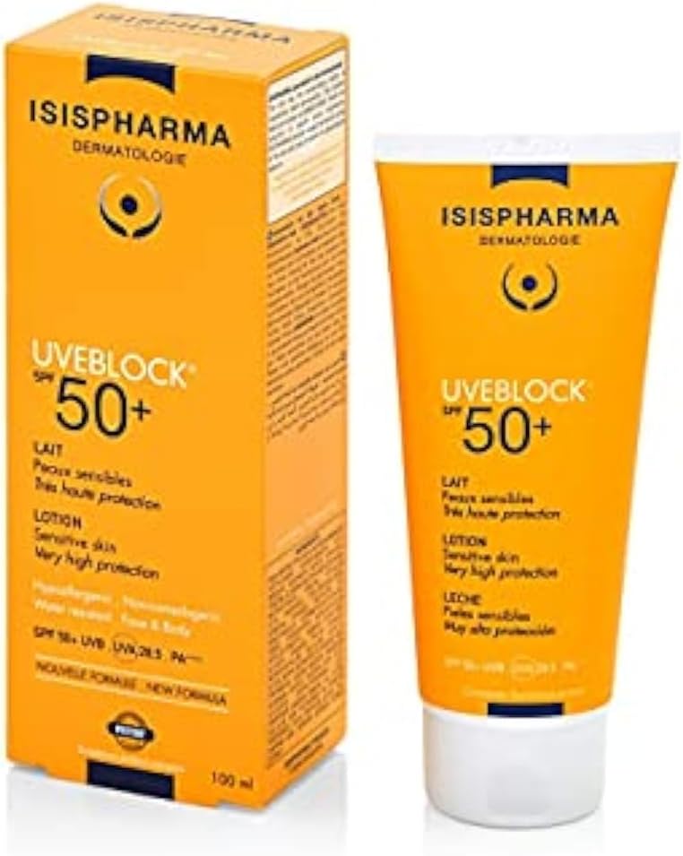 ISIS PHARMA لوسيون الجسم إيزيس فارما يوفبلوك SPF 50+، 100 مل - حماية عالية للبشرة الحساسة - Image 1