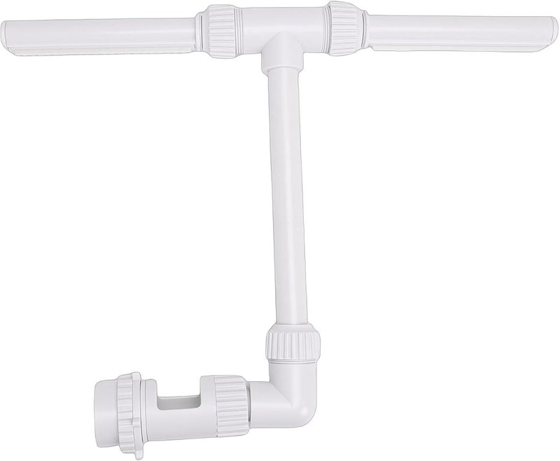 TOPINCN Dual Spray Pool Fountain, PVC Material Rust Resistant Double Nozzle Design for Consistent Water, with Easy Installation for Swimming Pool Spa Pond - Image 1