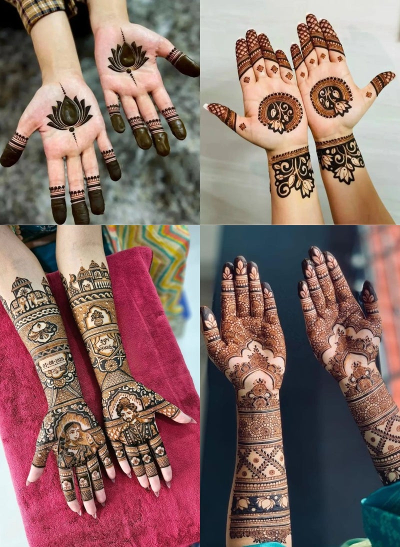 Hena Al Seher Mehndi Cone Pack of 3 – 100% Natural Henna Cones for Bridal & Arabic Designs - Image 2