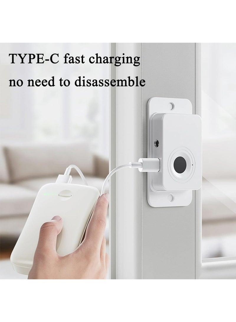 Smart Fingerprint Fridge Lock - Child Proof Cabinet Locks and Refrigerator Locks, No-Drill Adhesive Installation, for Fridge, Cabinet and Drawers - Image 5