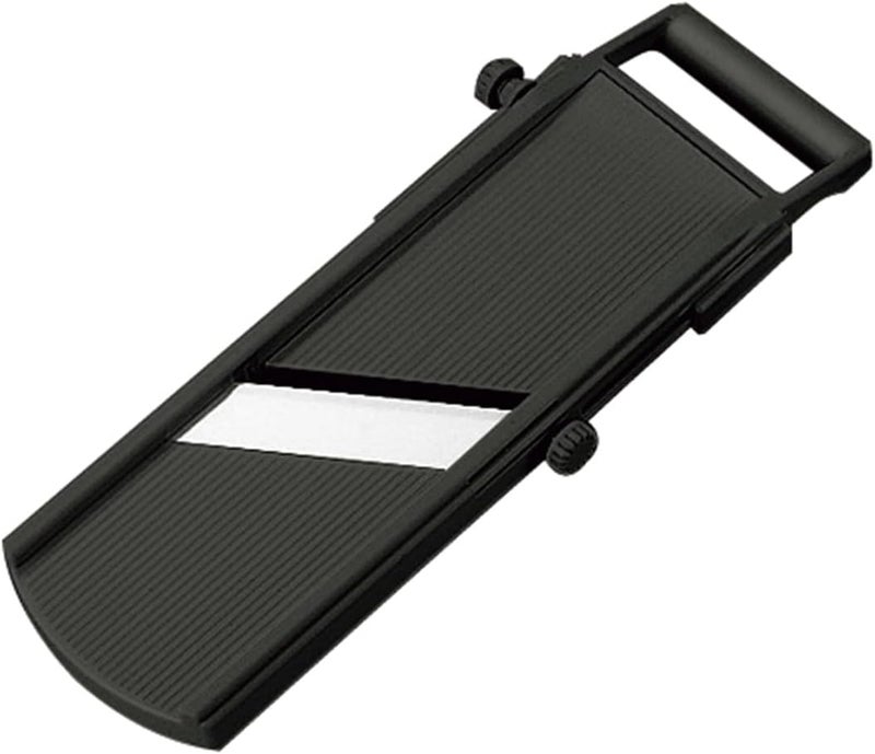 TIKUSAN SAMURAI Slicer Japanese Mandoline Vegetable Slicer Made in Japan Adjustable Slice Thickness Stainless Steel Blade (Wide) - Image 1