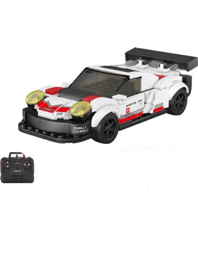178-Piece Race Car Building Blocks, a Unique Gift for Skill Development, 1:20 Scale, Sleek Sporty Design (2.4 GHz Wireless Remote Control) - Image 5