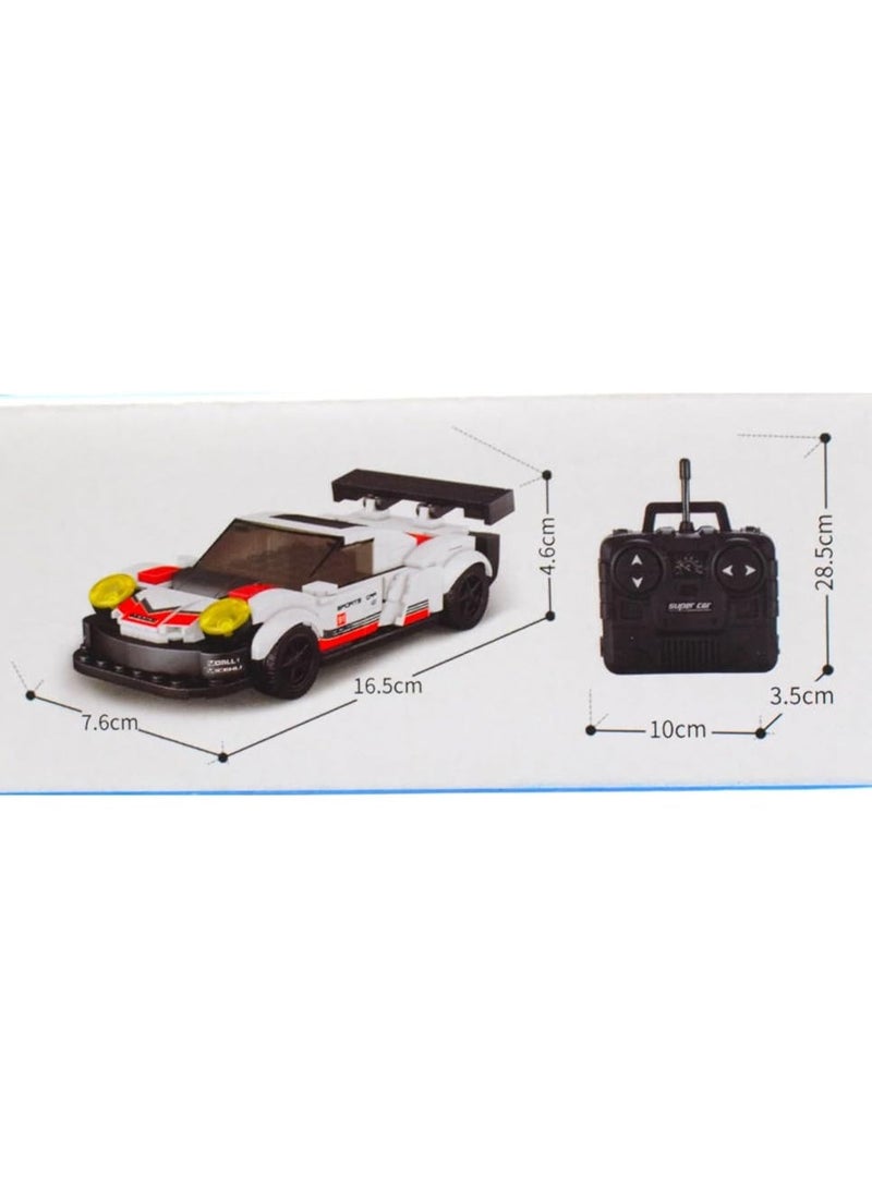 178-Piece Race Car Building Blocks, a Unique Gift for Skill Development, 1:20 Scale, Sleek Sporty Design (2.4 GHz Wireless Remote Control) - Image 3