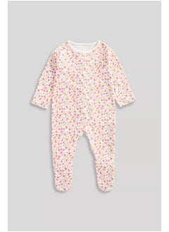 mothercare Tulip Baby Sleepsuits - 3 Pack  - Image 4