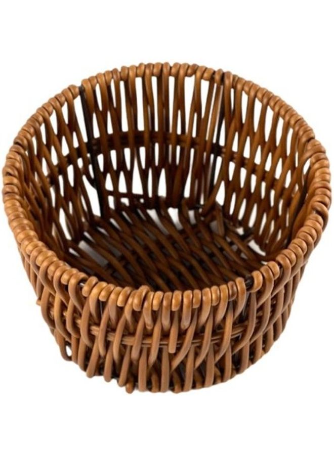 AFAQ Dry Fruit Serving Tray Set Brown 26cm Brown||T0109 long waist plate (28*16*4CM) - Image 3