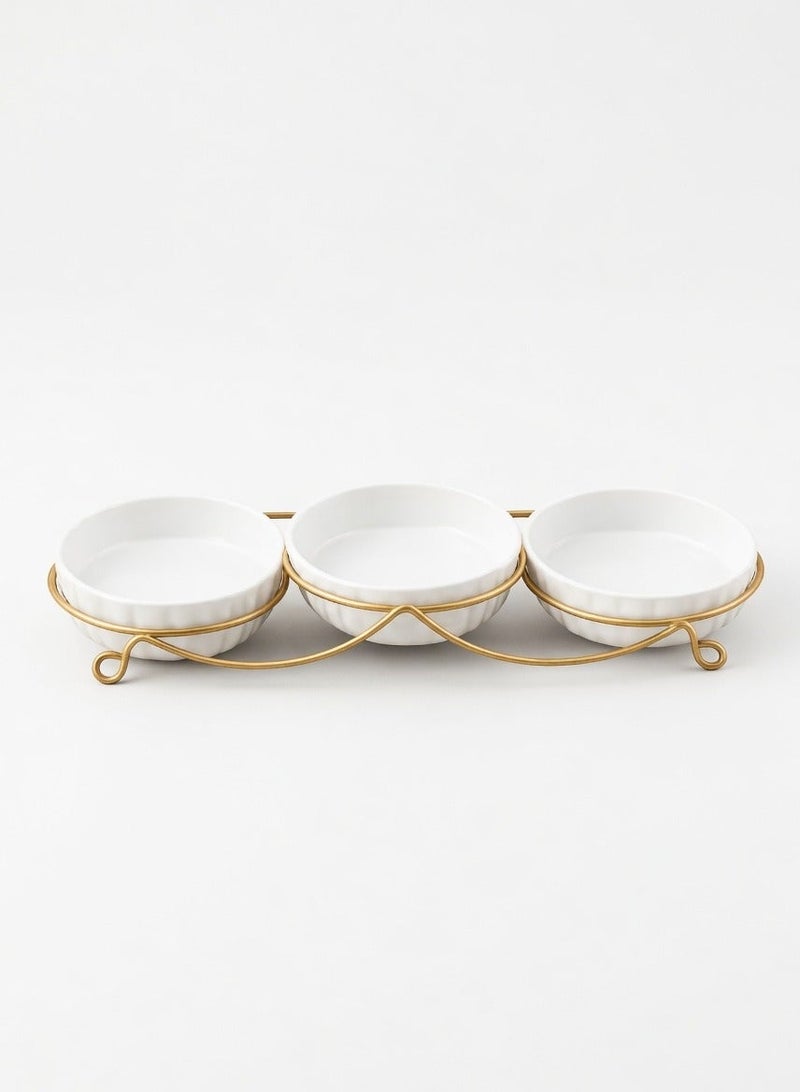 AFAQ Dry Fruit Serving Tray Set Brown 26cm Brown||T0109 long waist plate (28*16*4CM) - Image 4