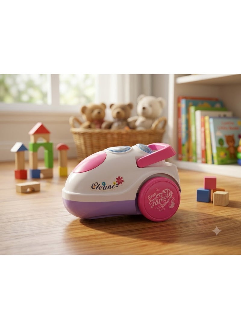 Kids Vacuum Cleaner Toy - Toy Vacuum Cleaner - Children's Vacuum Cleaner Toy - Pretend Play Vacuum Cleaner - Kids Cleaning Toy - Toy Dust Collector - Pretend Play Cleaning Toy - Toy Cleaning Set for Kids - Household Cleaning Toy for Kids - Electronic Vacuum Cleaner Toy - Light and Sound Vacuum Cleaner Toy - Battery Operated Vacuum Cleaner Toy - Role Play Vacuum Cleaner Toy - Mini Vacuum Cleaner Toy - Simulation Vacuum Cleaner Toy - Educational Cleaning Toy - Kids Housekeeping Toy - Interactive Cleaning Toy for Children - Toy Vacuum with Light and Sound - Cleaning Role Play Toy - Image 2