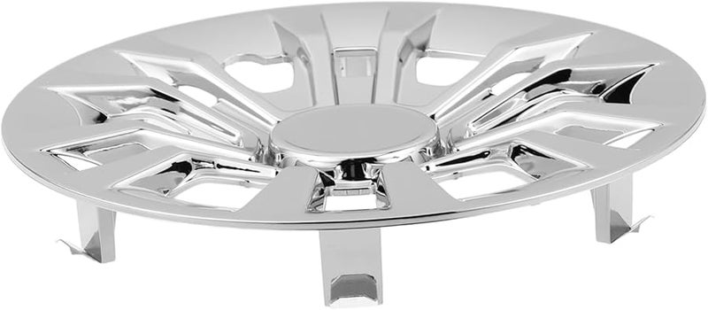 Chrome Wheel Covers For Golf Carts Electric Vehicles Easy Installation Polished Hub Caps - Image 1
