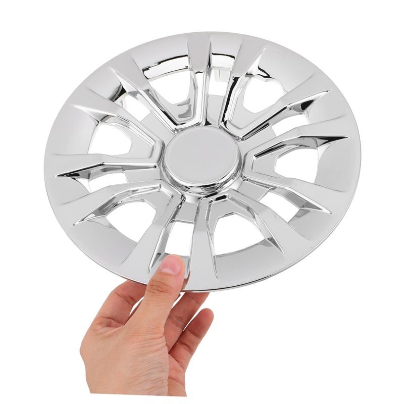 Chrome Wheel Covers For Golf Carts Electric Vehicles Easy Installation Polished Hub Caps - Image 5