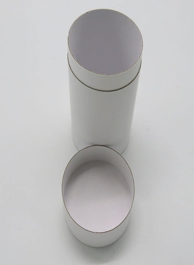 WENPACK 12Pack Paperboard Tube with Lid Round Cardboard Essential Oil Packaging Gift Box Container (3.22" D*4.4" H, White - Image 4