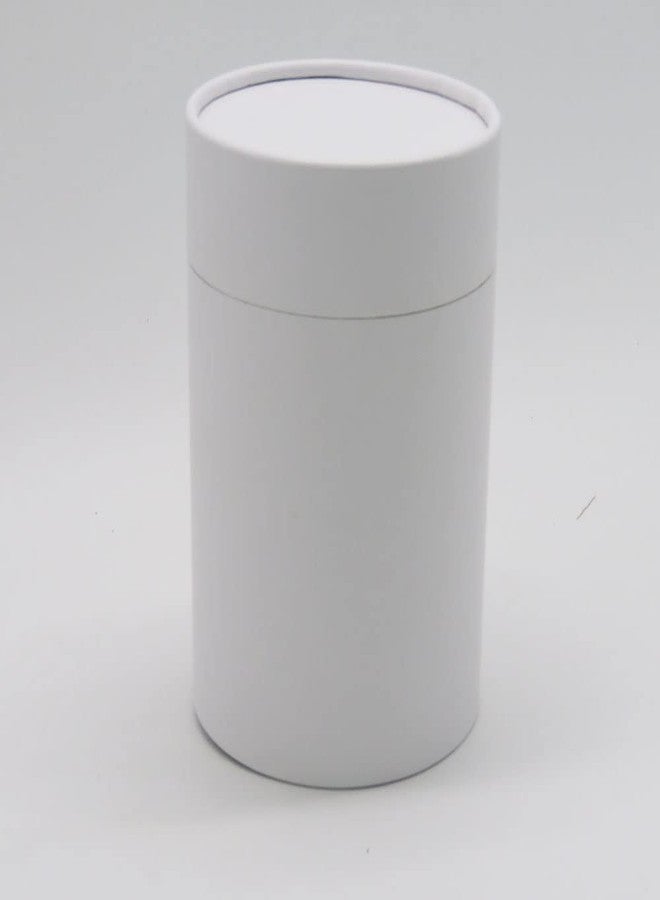 WENPACK 12Pack Paperboard Tube with Lid Round Cardboard Essential Oil Packaging Gift Box Container (3.22" D*4.4" H, White - Image 1