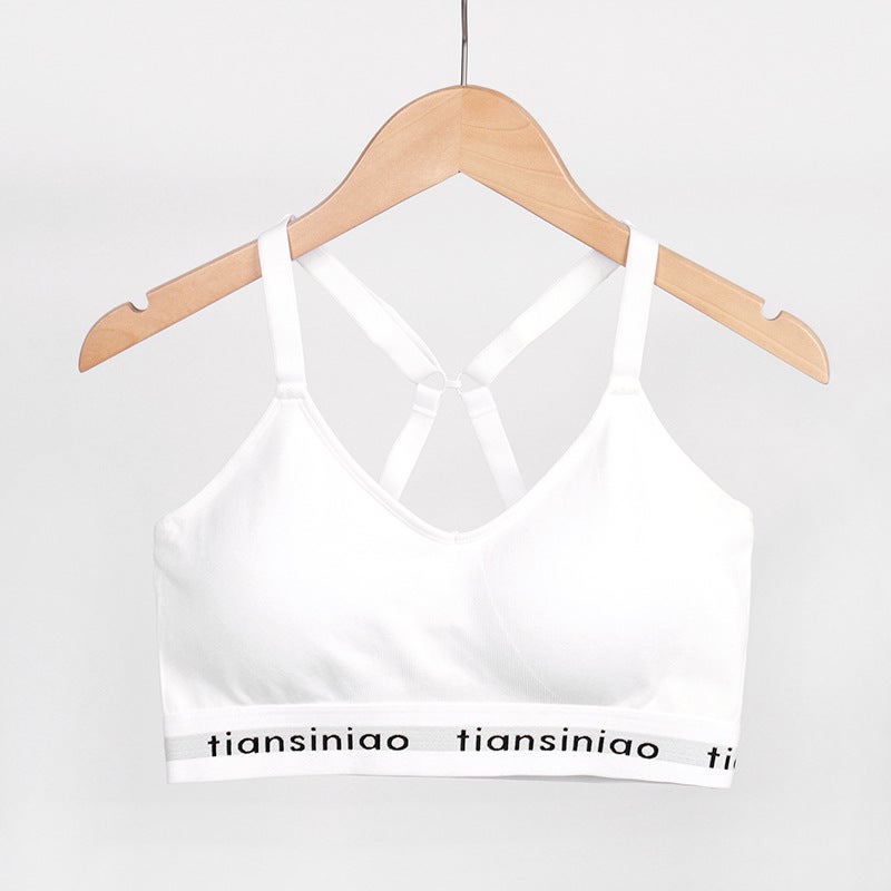 Yoga Fitness Running Leisure Sports Underwear Women'S Push-Up Shockproof Beautiful Back Shaping Sling Sports Letter Bra - Image 5